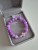 Bransoletka ROSARY LAVENDER z kamieni naturalnych - fioletowy ametyst