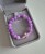 Bransoletka ROSARY LAVENDER z kamieni naturalnych - fioletowy ametyst