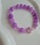 Bransoletka ROSARY LAVENDER z kamieni naturalnych - fioletowy ametyst