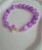 Bransoletka ROSARY LAVENDER z kamieni naturalnych - fioletowy ametyst